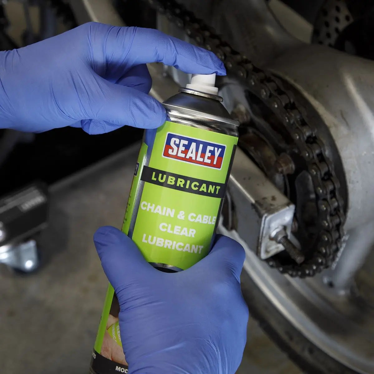 Sealey Chain & Cable Clear Lubricant 500ml 