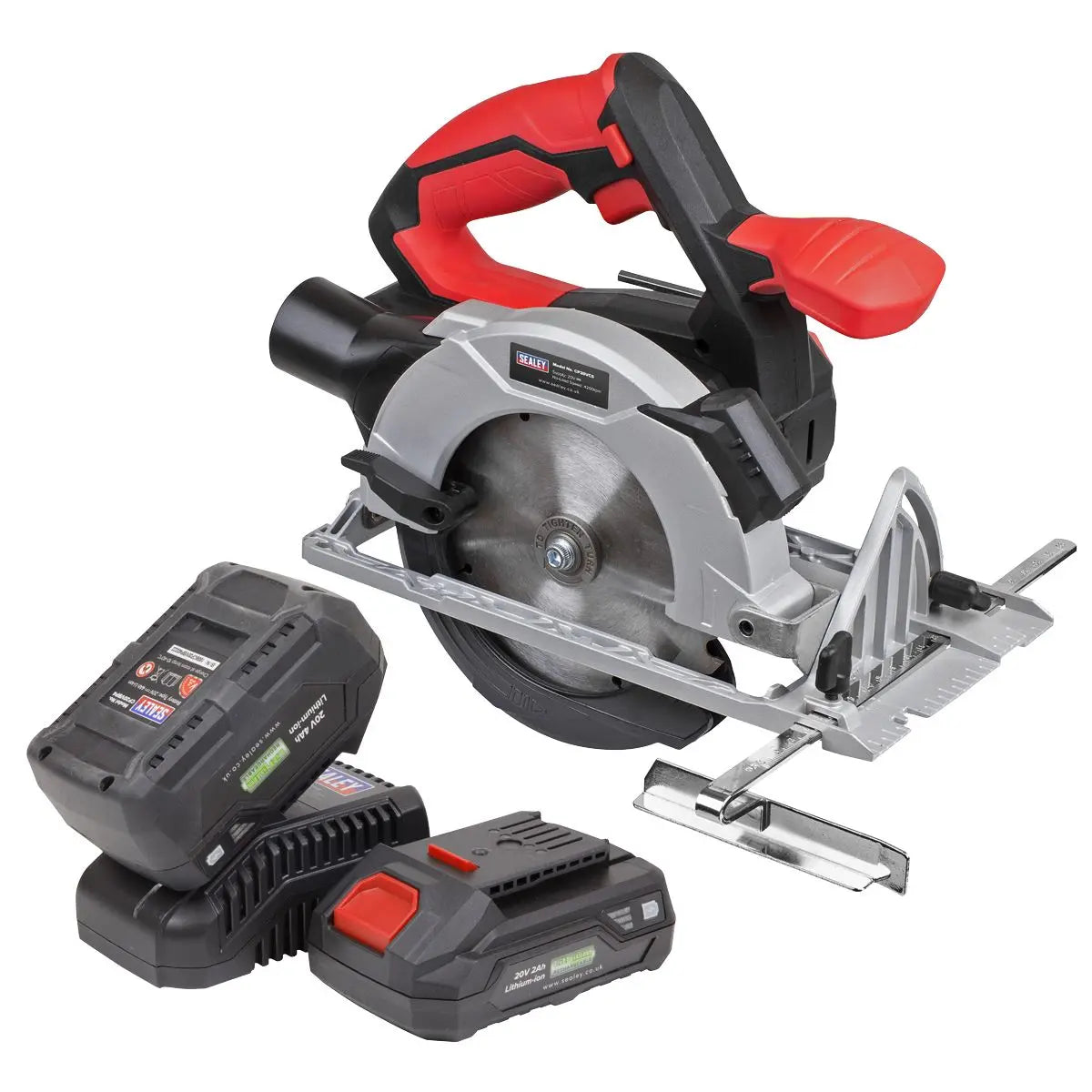 Sealey Circular Saw Kit 20V SV20 Series Ø150mm - 2 Batteries 