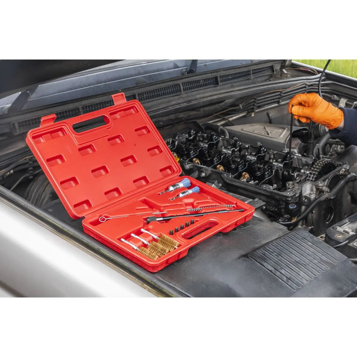 Sealey Cleaning Brush Set Injector Bore 14pc 