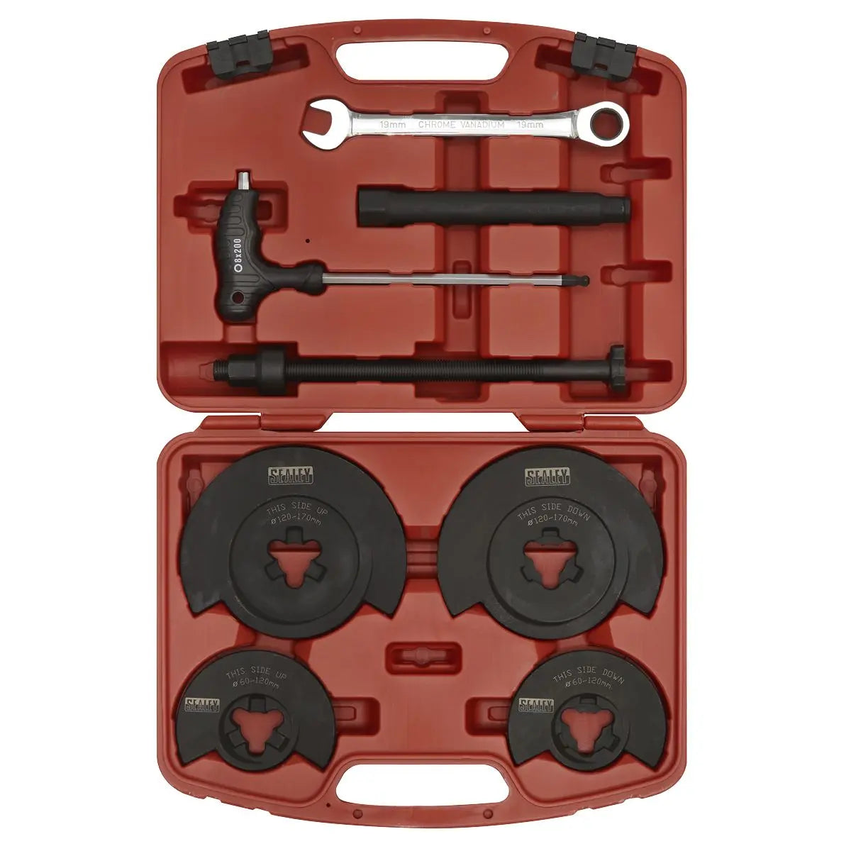 Sealey Coil Spring Compressor - Wishbone Suspension 1000kg 