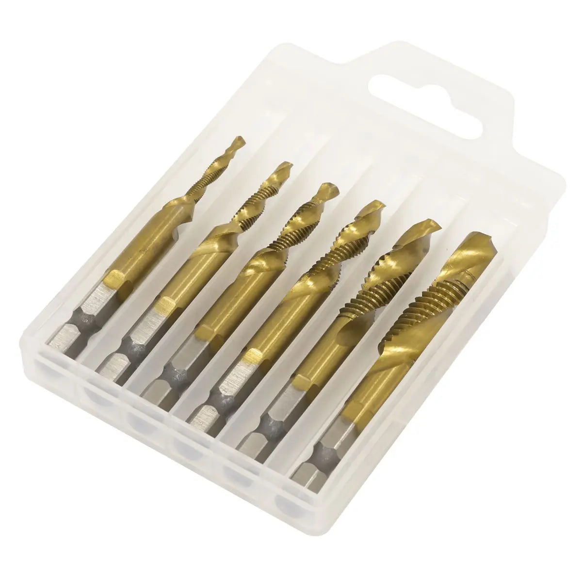 Sealey Combination Drill & Tap Bit Set 6pc  White Rose Tools