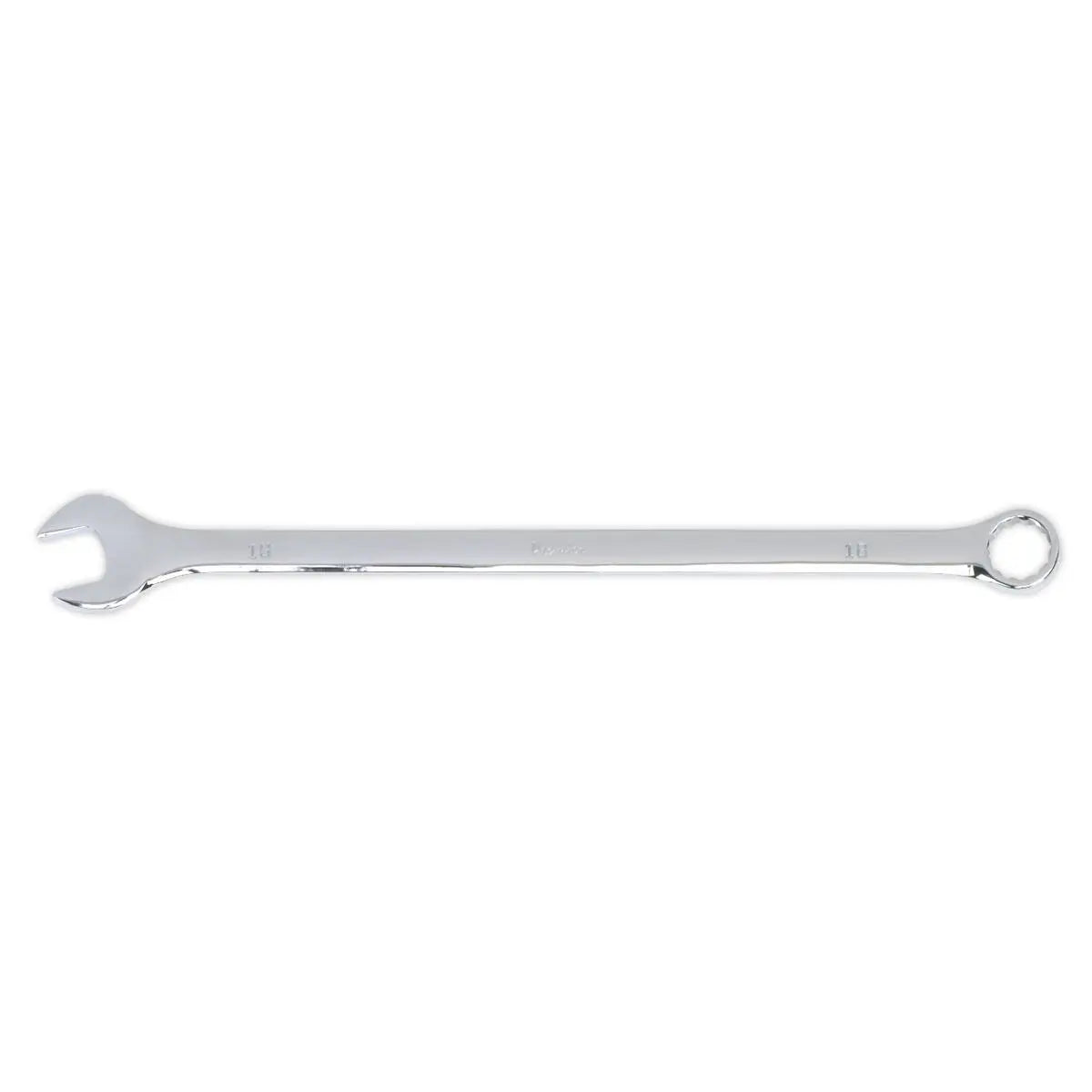 Sealey Combination Spanner Extra-Long 18mm Premier WallDrive Wrench Garage Tool 