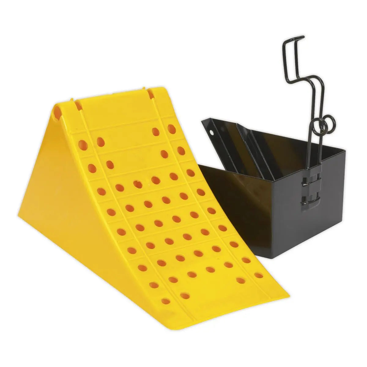 Sealey Commercial Wheel Chock with Bracket 