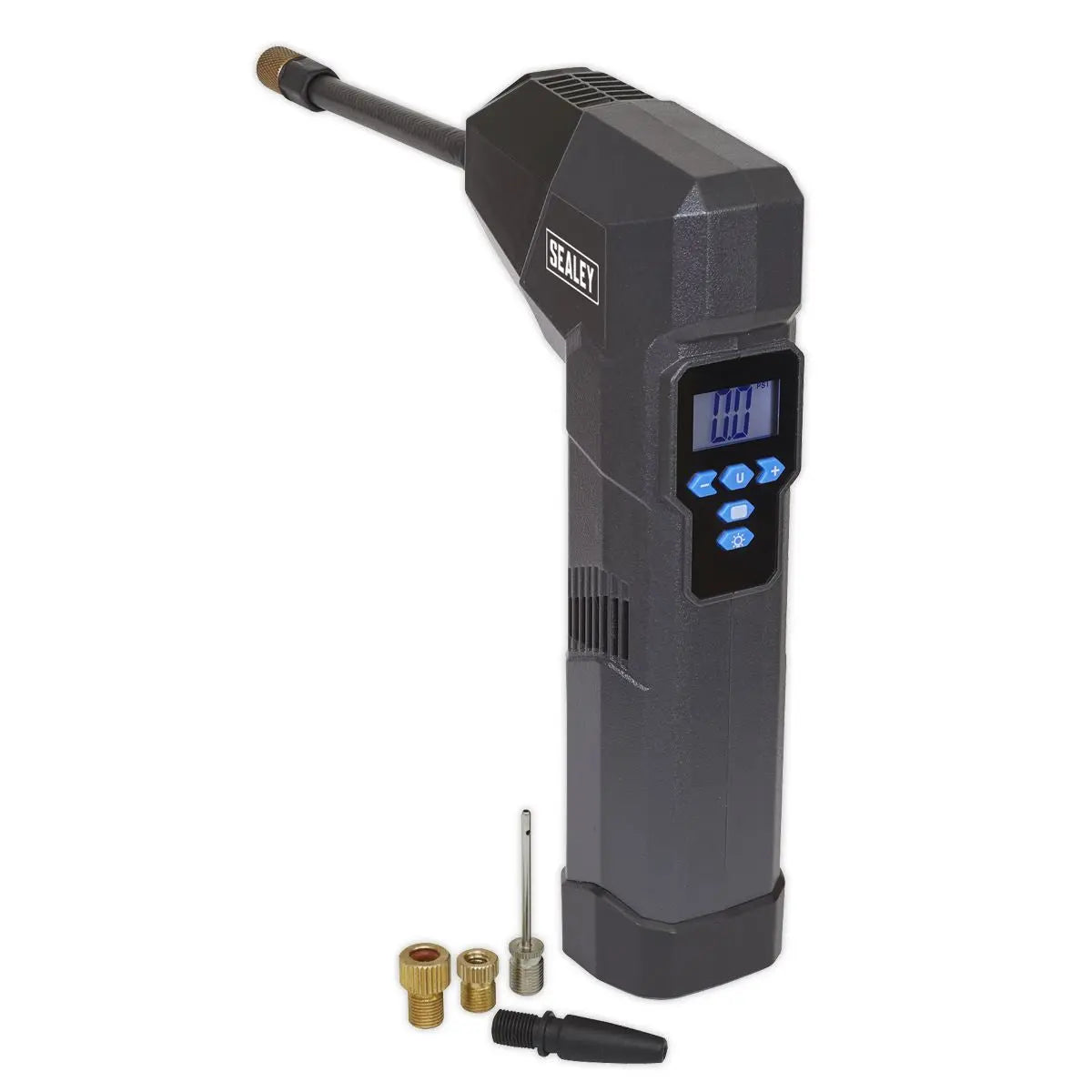 Sealey Compact Rechargeable Tyre Inflator & Power Bank with Worklight 
