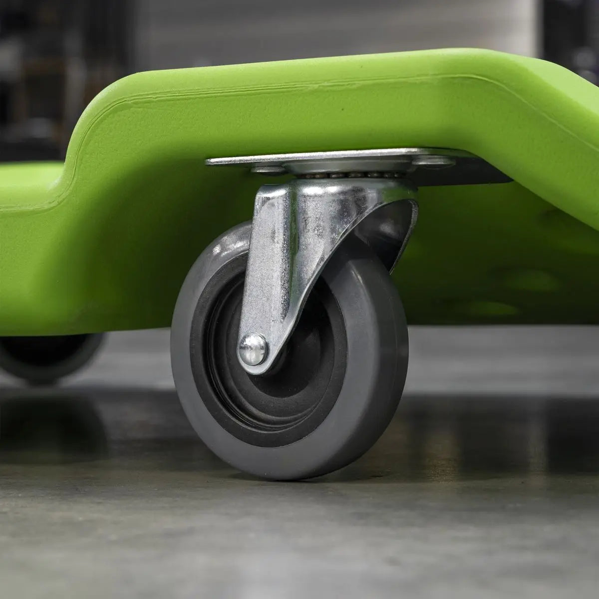 Sealey Composite Creeper with 6 Wheels - Hi-Vis Green 
