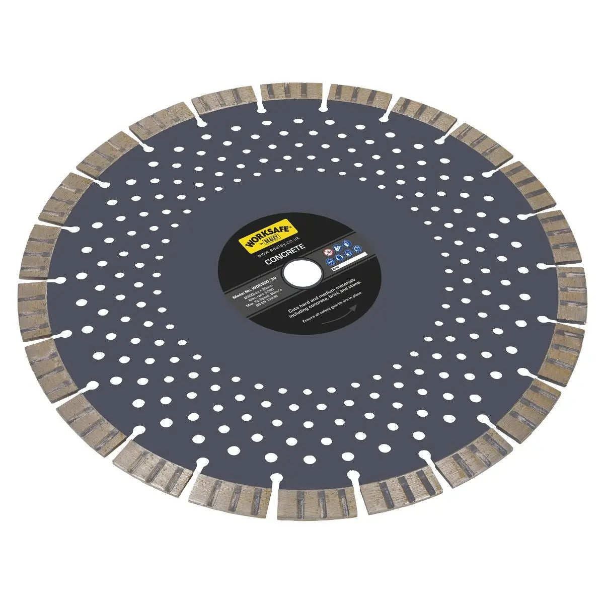 Sealey Concrete Cutting Disc Dry Use Ø300mm 