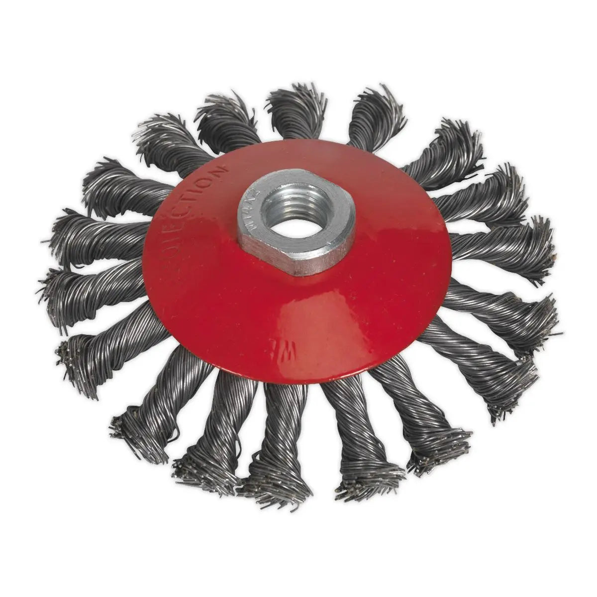 Sealey Conical Wire Brush Ø115mm M14 x 2mm 