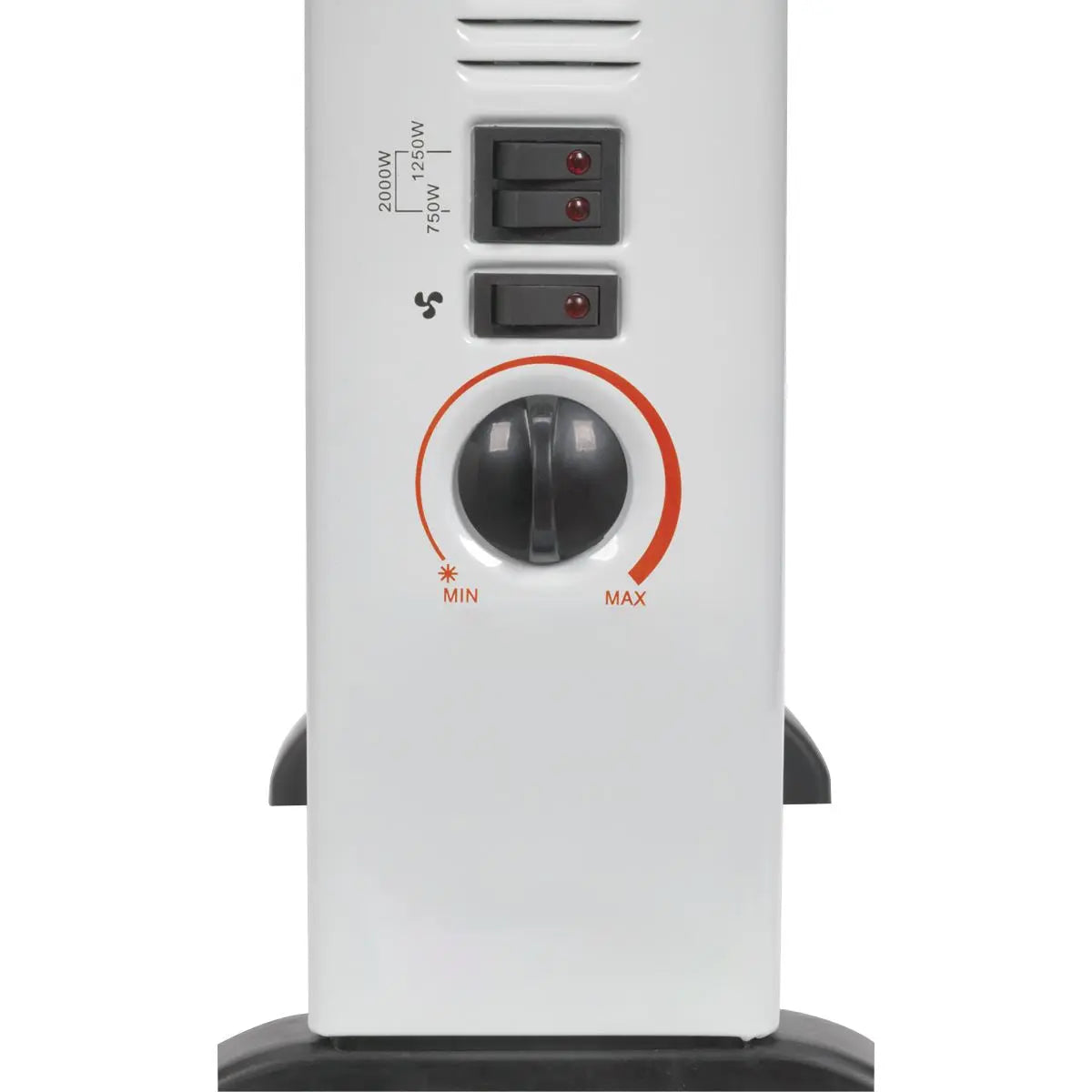 Sealey Convector Heater 2000W 3 Heat Settings Thermostat Turbo Fan 