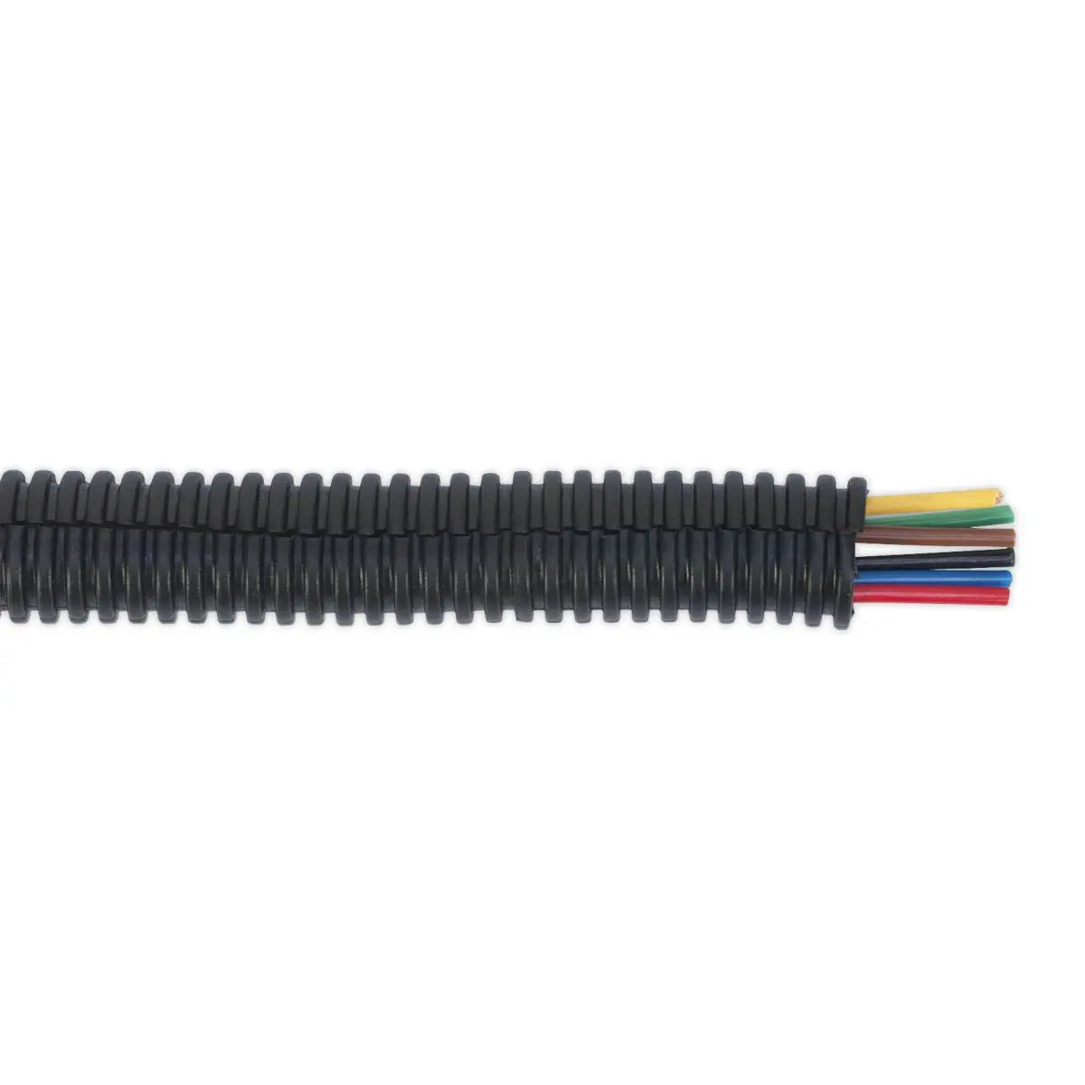 Sealey Convoluted Cable Sleeving Split Ø12-16mm 50m 