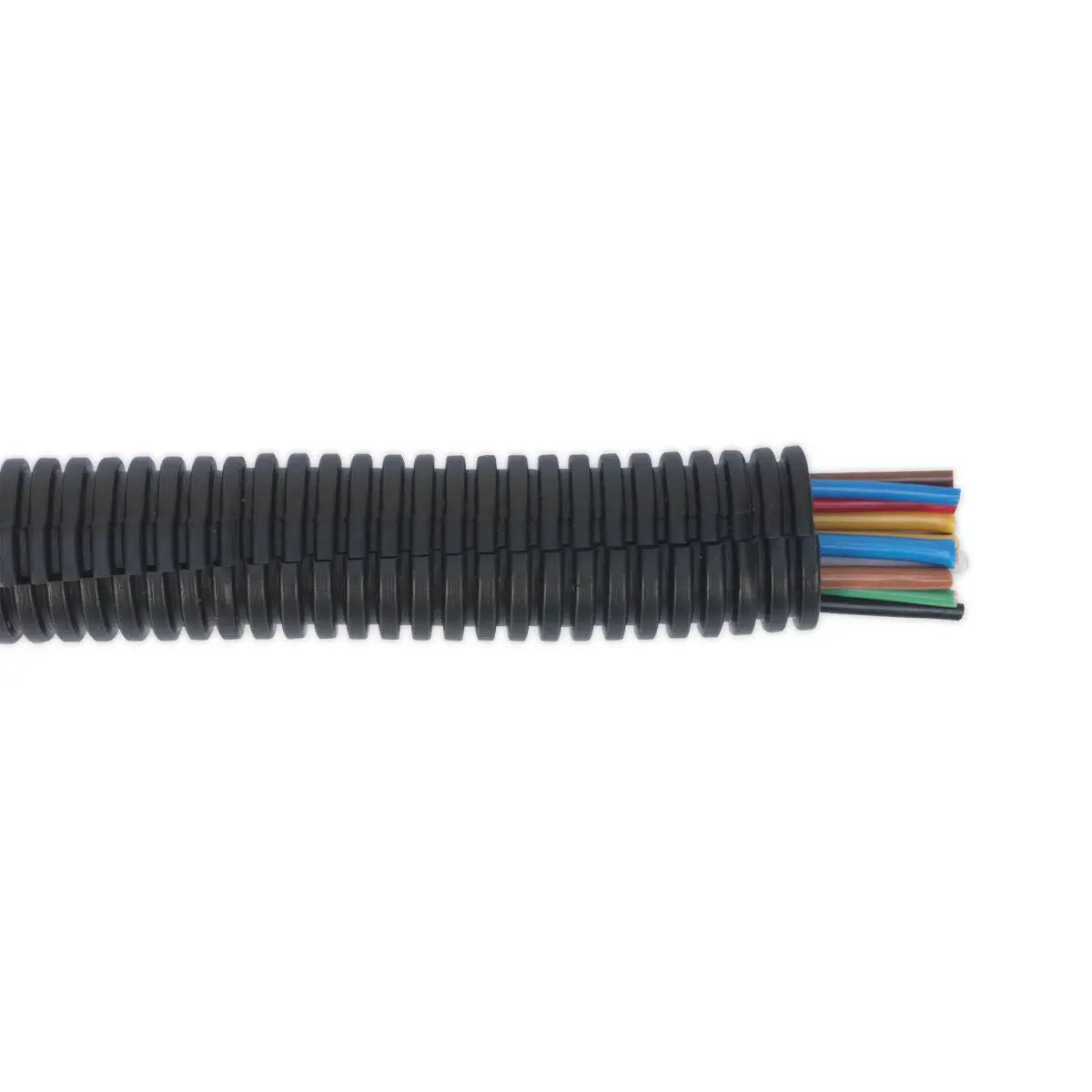 Sealey Convoluted Cable Sleeving Split Ø17-21mm 10m 
