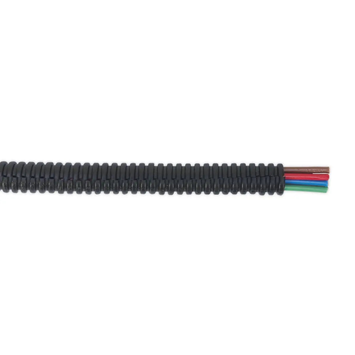 Sealey Convoluted Cable Sleeving Split Ø7-10mm 100m 