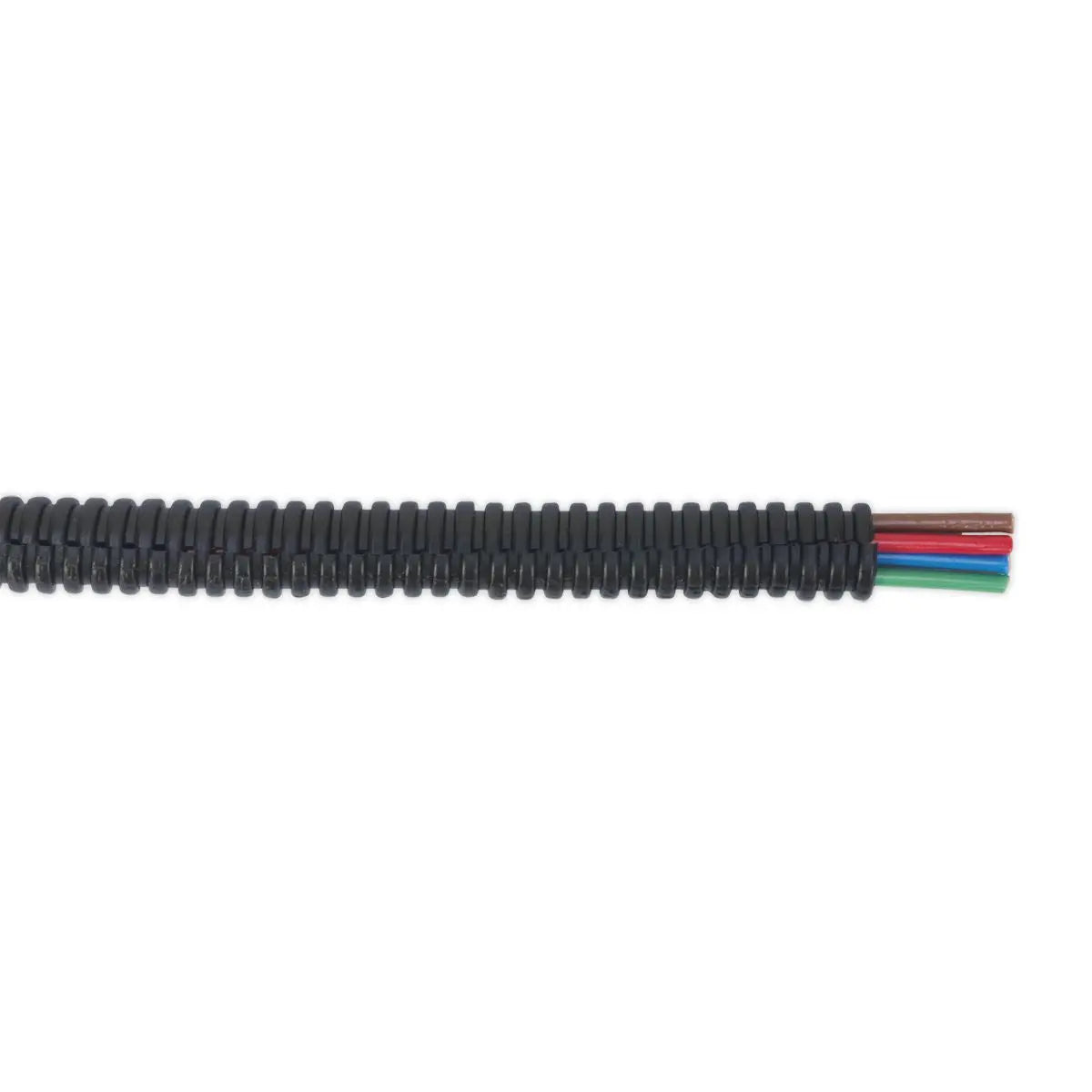 Sealey Convoluted Cable Sleeving Split Ø7-10mm 10m 
