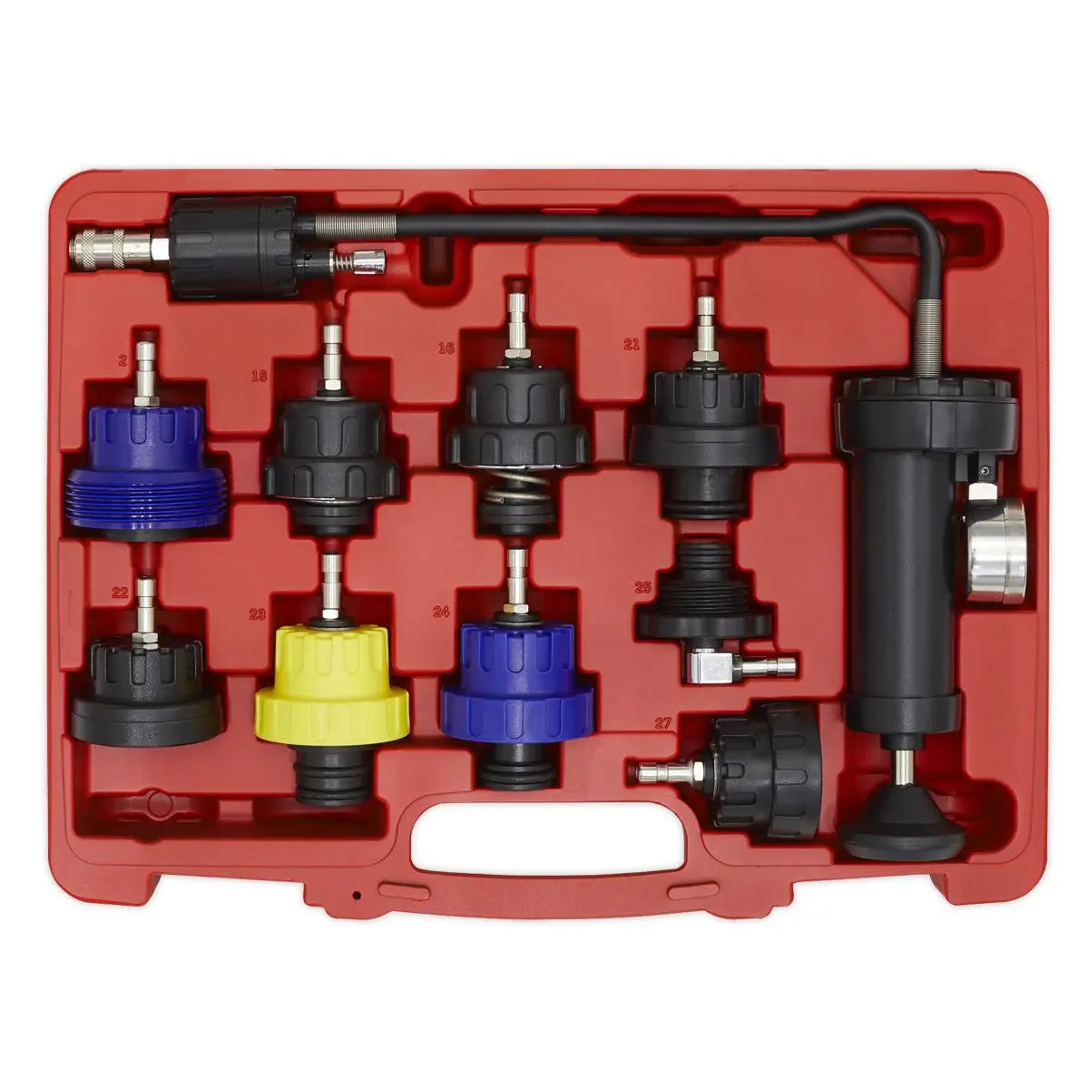 Sealey Cooling System Pressure Test Kit 10pc 