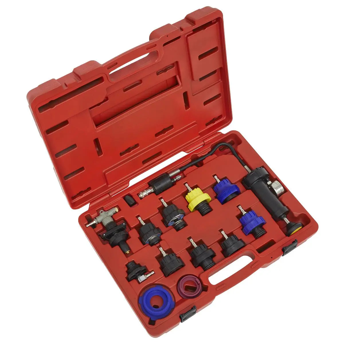 Sealey Cooling System Pressure Test Kit 13 Piece 