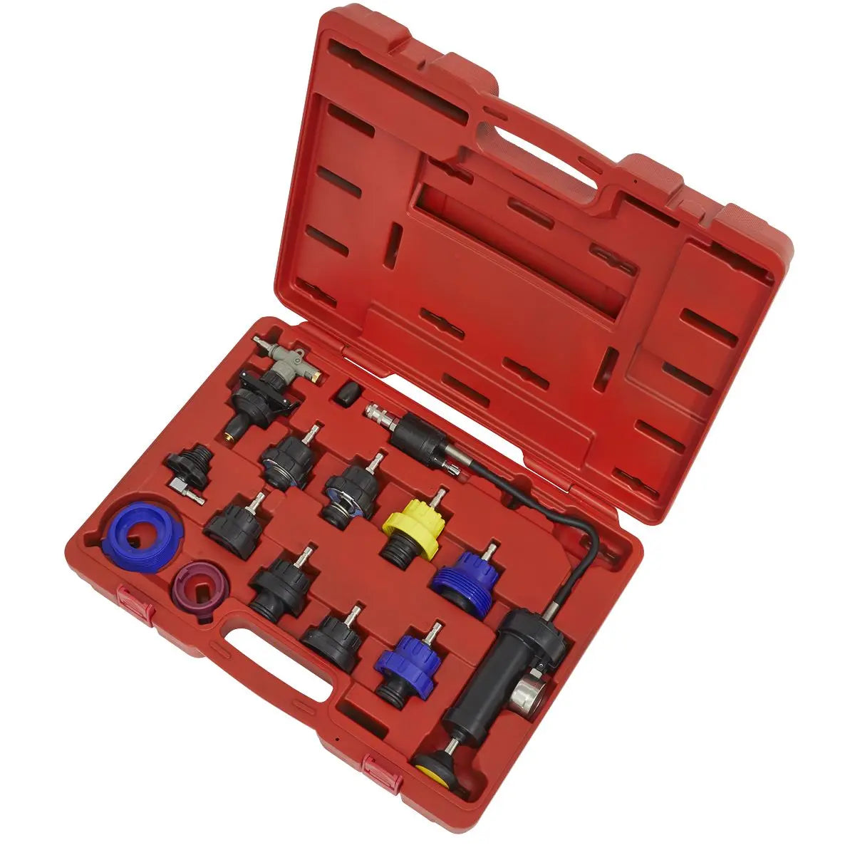 Sealey Cooling System Pressure Test Kit 13 Piece 
