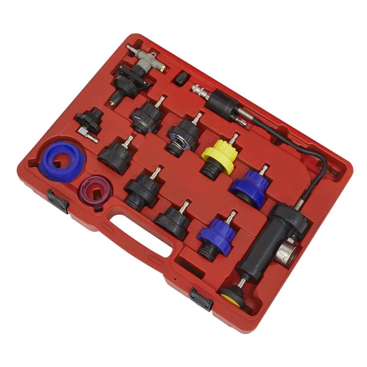 Sealey Cooling System Pressure Test Kit 13 Piece 