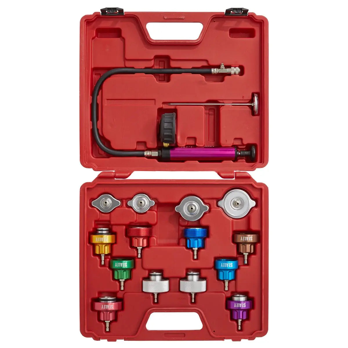 Sealey Cooling System Pressure Test Kit 16pc 