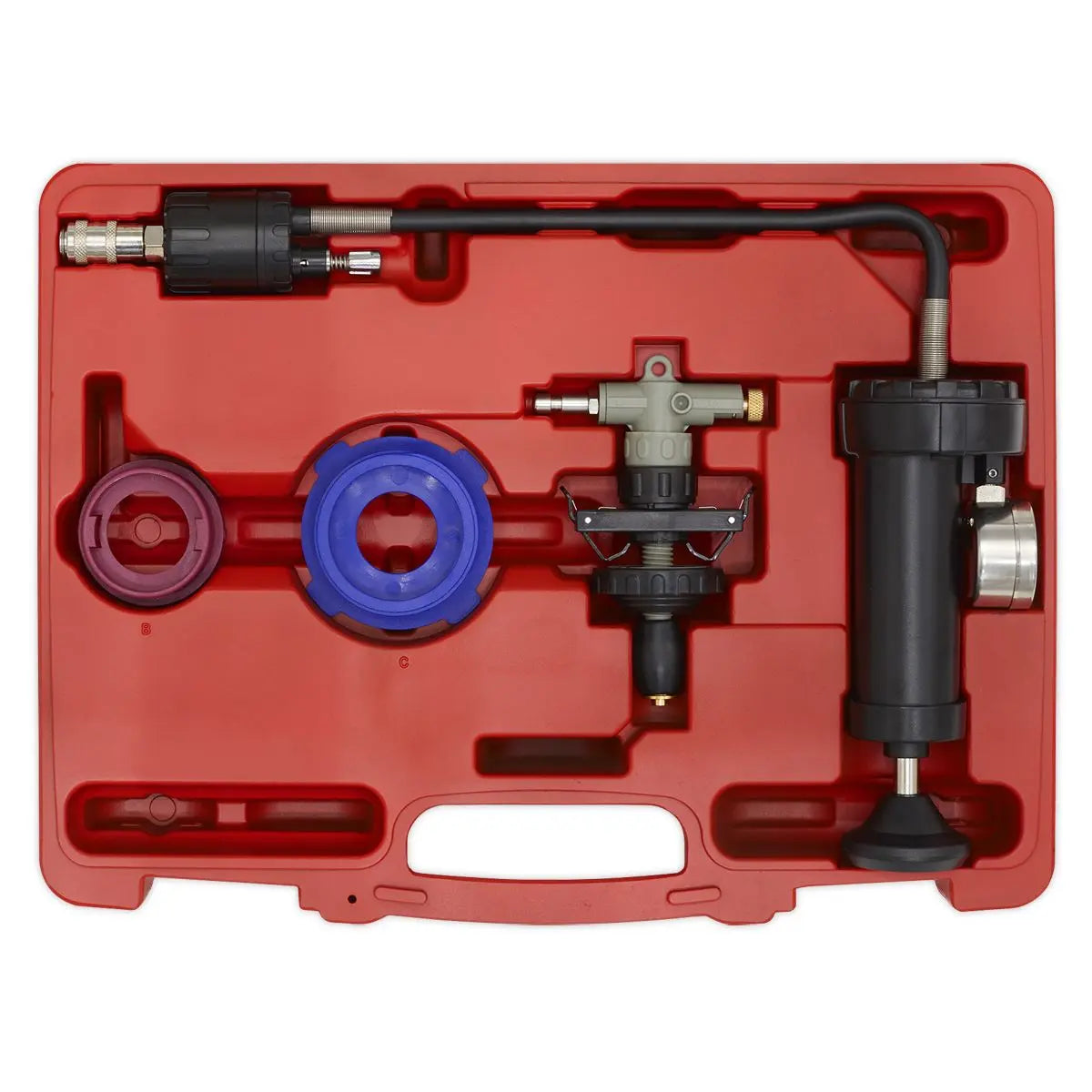 Sealey Cooling System Pressure Test Kit 4pc 