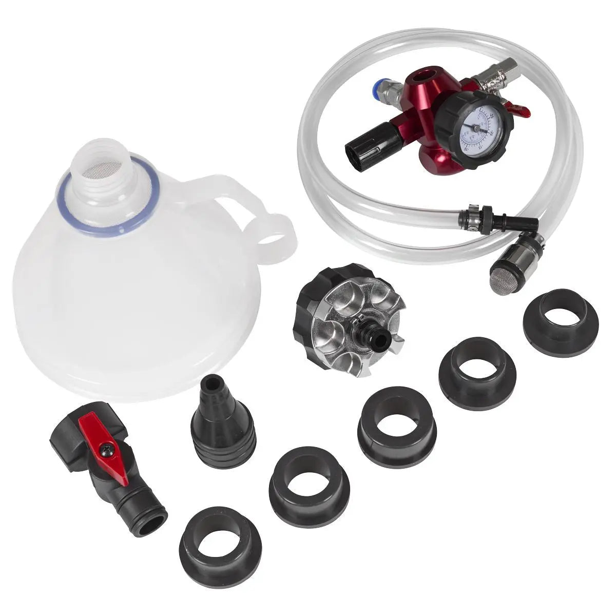 Sealey Cooling System Vacuum Purge & Refill Kit  White Rose Tools