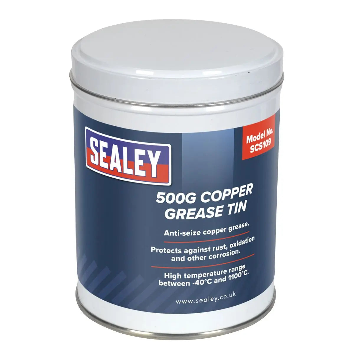Sealey Copper Grease 500g Tin 