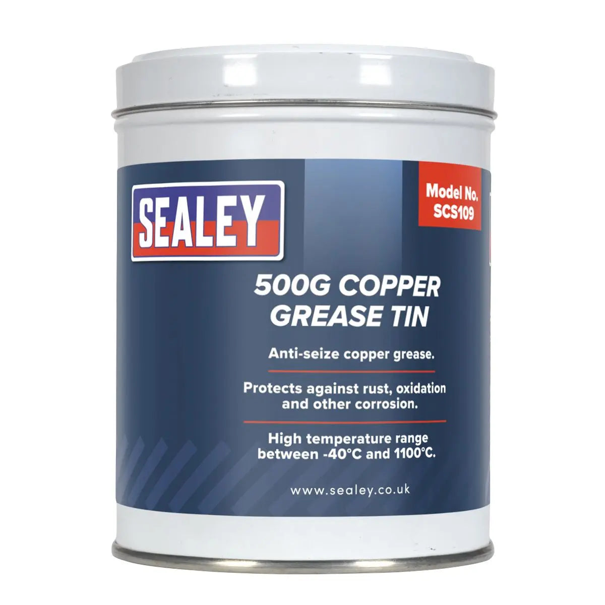 Sealey Copper Grease 500g Tin 
