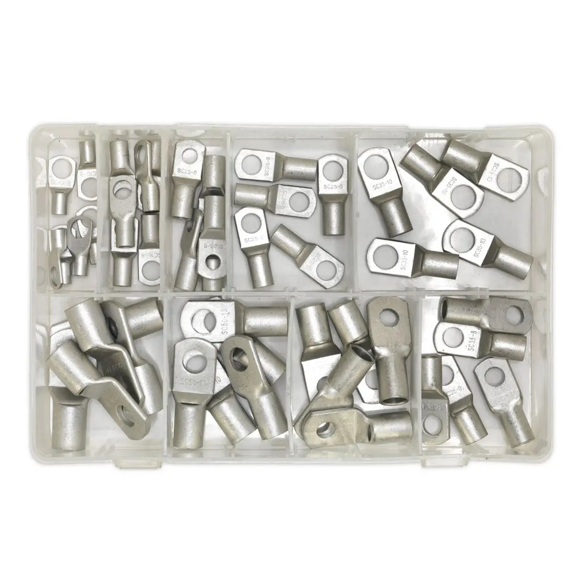 Sealey Copper Lug Terminal Assortment 52pc 