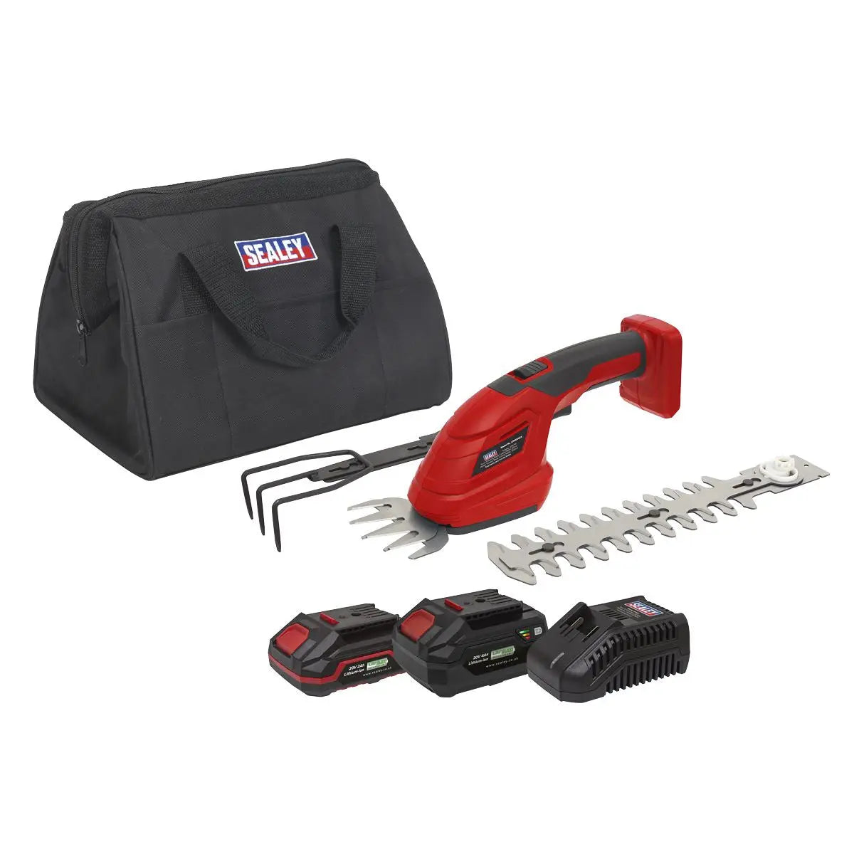 Sealey Cordless 3-in-1 Garden Tool Kit 20V SV20 Series – 2 Batteries 