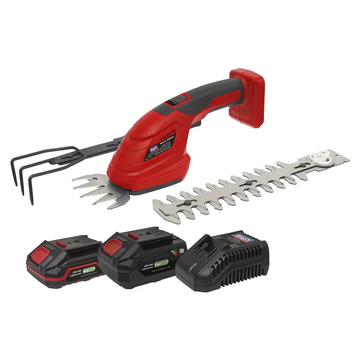 Sealey Cordless 3-in-1 Garden Tool Kit 20V SV20 Series – 2 Batteries 