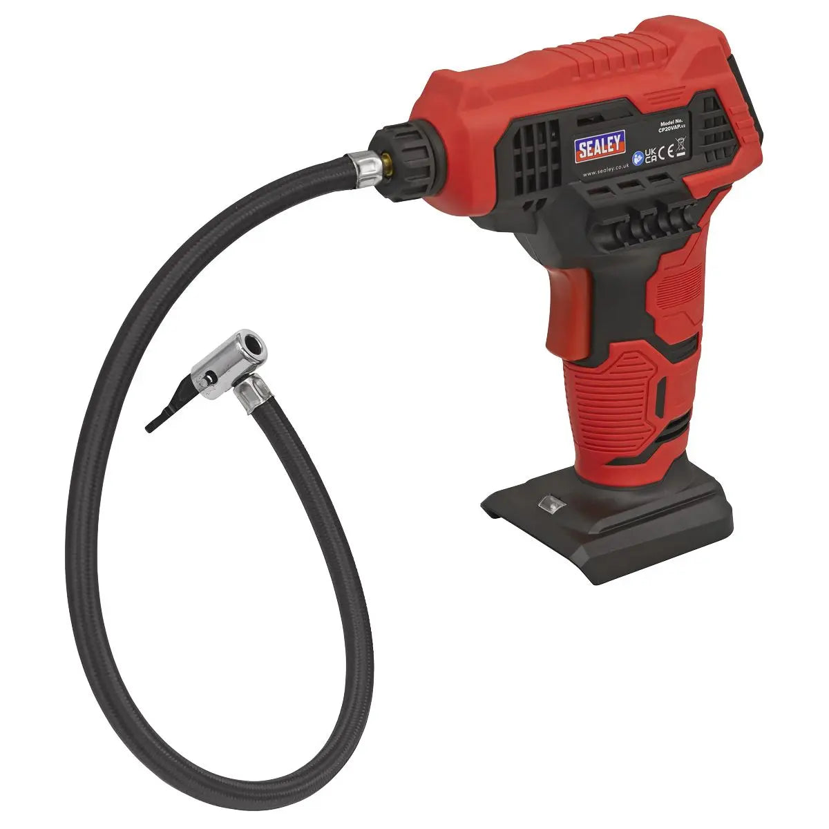 Sealey Cordless Air Pump 20V Body Only Tyre Inflator Digital LED Display 