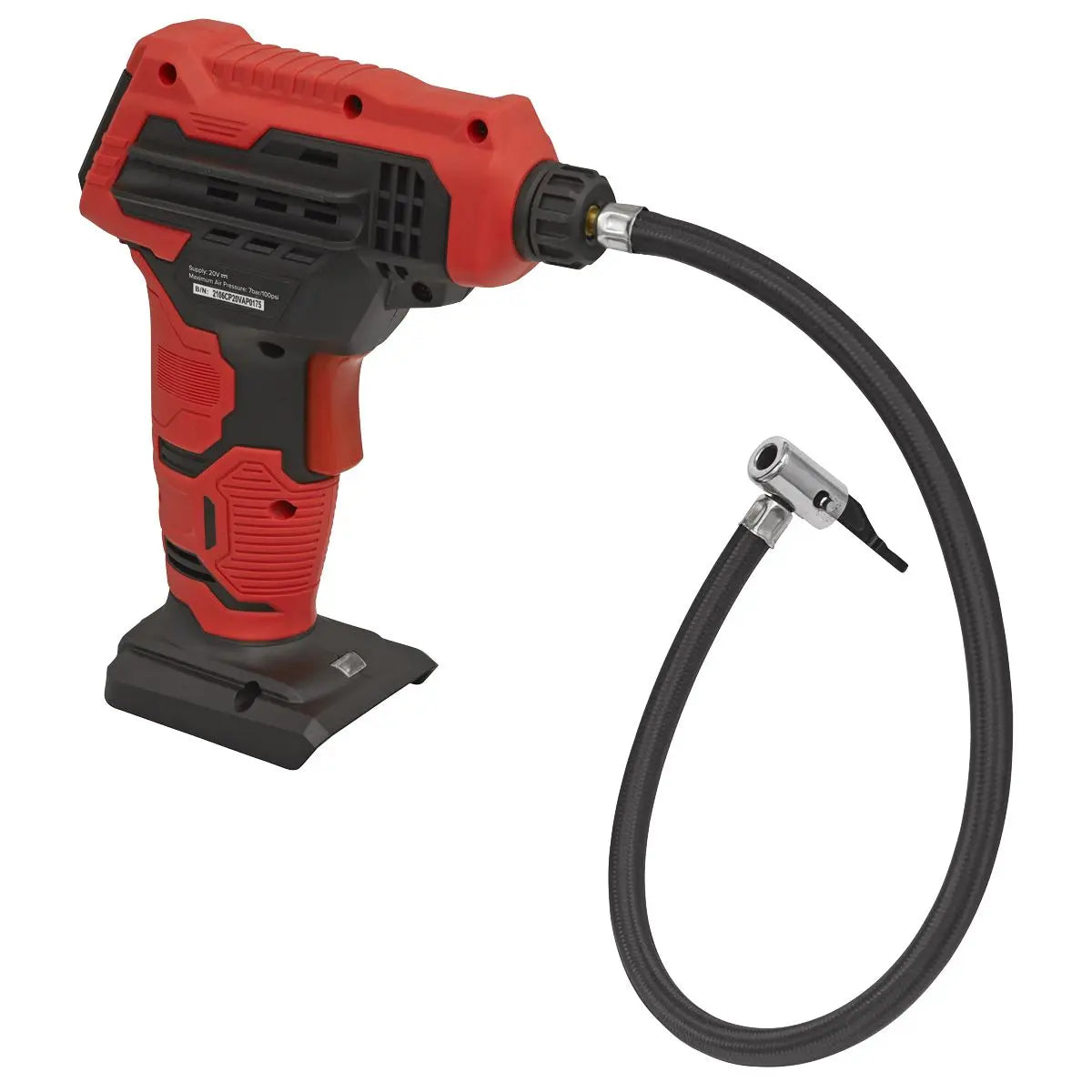 Sealey Cordless Air Pump 20V Body Only Tyre Inflator Digital LED Display 