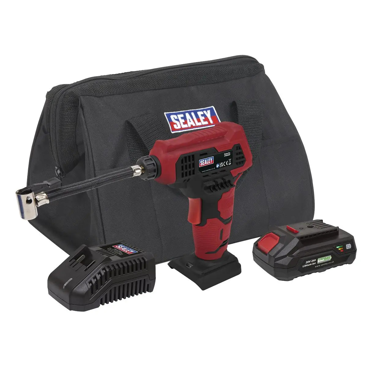Sealey Cordless Air Pump Kit 20V 2Ah SV20 Series 