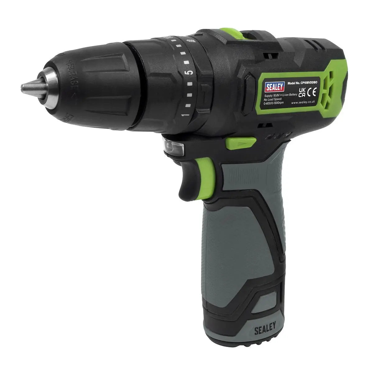 Sealey Cordless Combi Drill Ø10mm 10.8V SV10.8 Series 