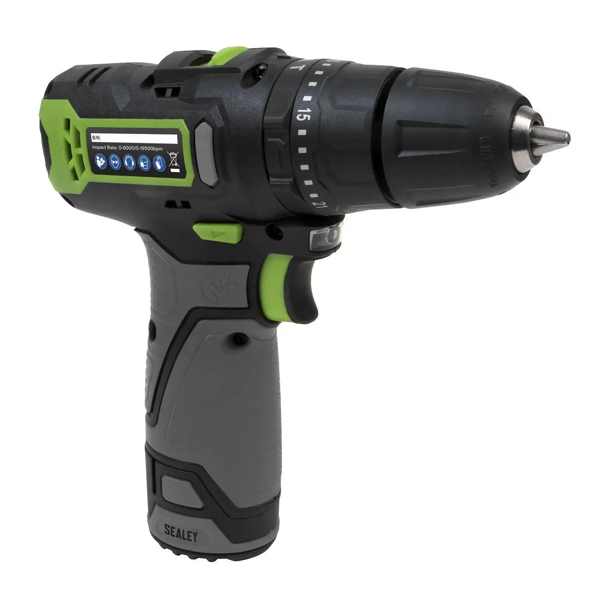 Sealey Cordless Combi Drill Ø10mm 10.8V SV10.8 Series - Body Only 