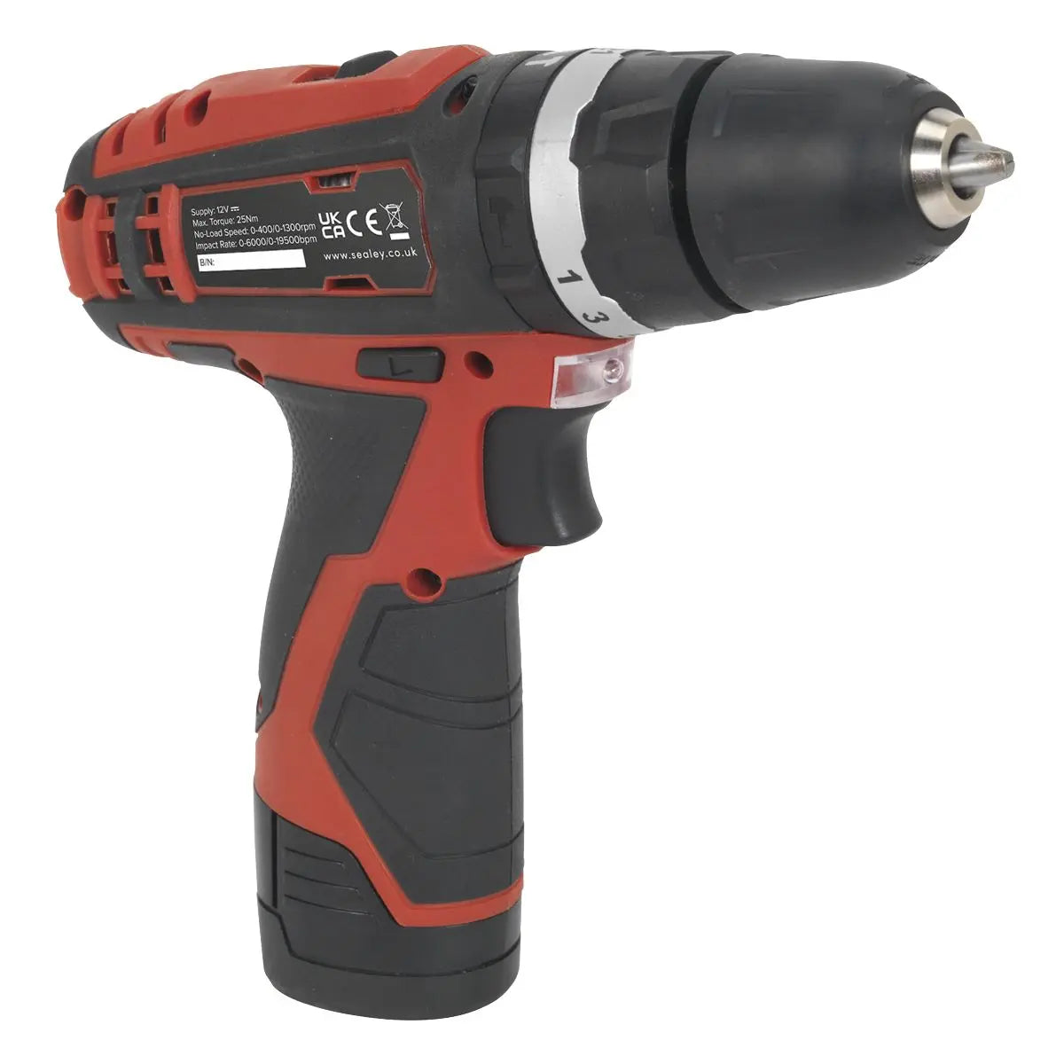 Sealey Cordless Combi Drill Ø10mm 12V SV12 Series - Body Only 