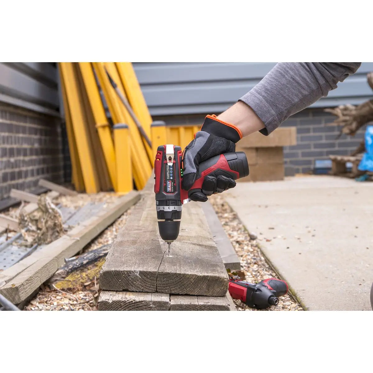 Sealey Cordless Combi Drill Ø10mm 12V SV12 Series - Body Only 
