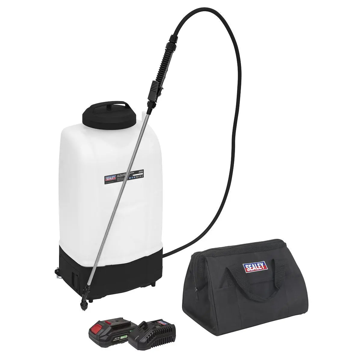 Sealey Cordless Garden Backpack Sprayer 15L 20V 2Ah SV20 Series 