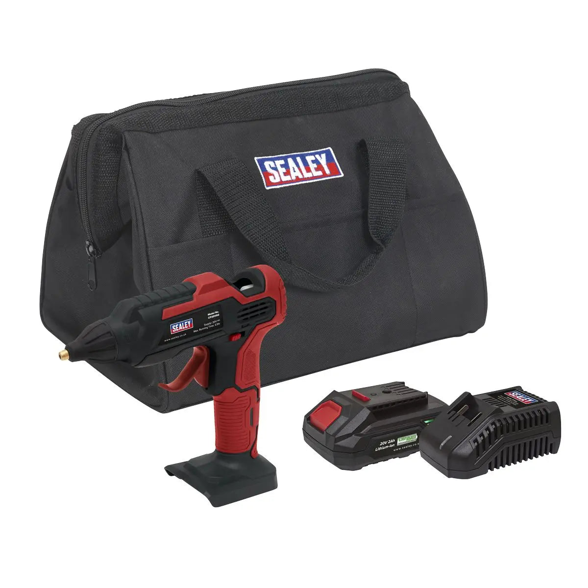 Sealey Cordless Glue Gun Kit 20V 2Ah SV20 Series 