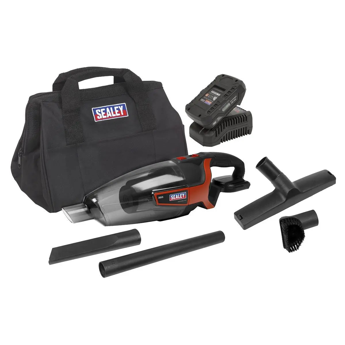 Sealey Cordless Handheld Vacuum Cleaner Kit 650ml 20V 2Ah SV20 Series 