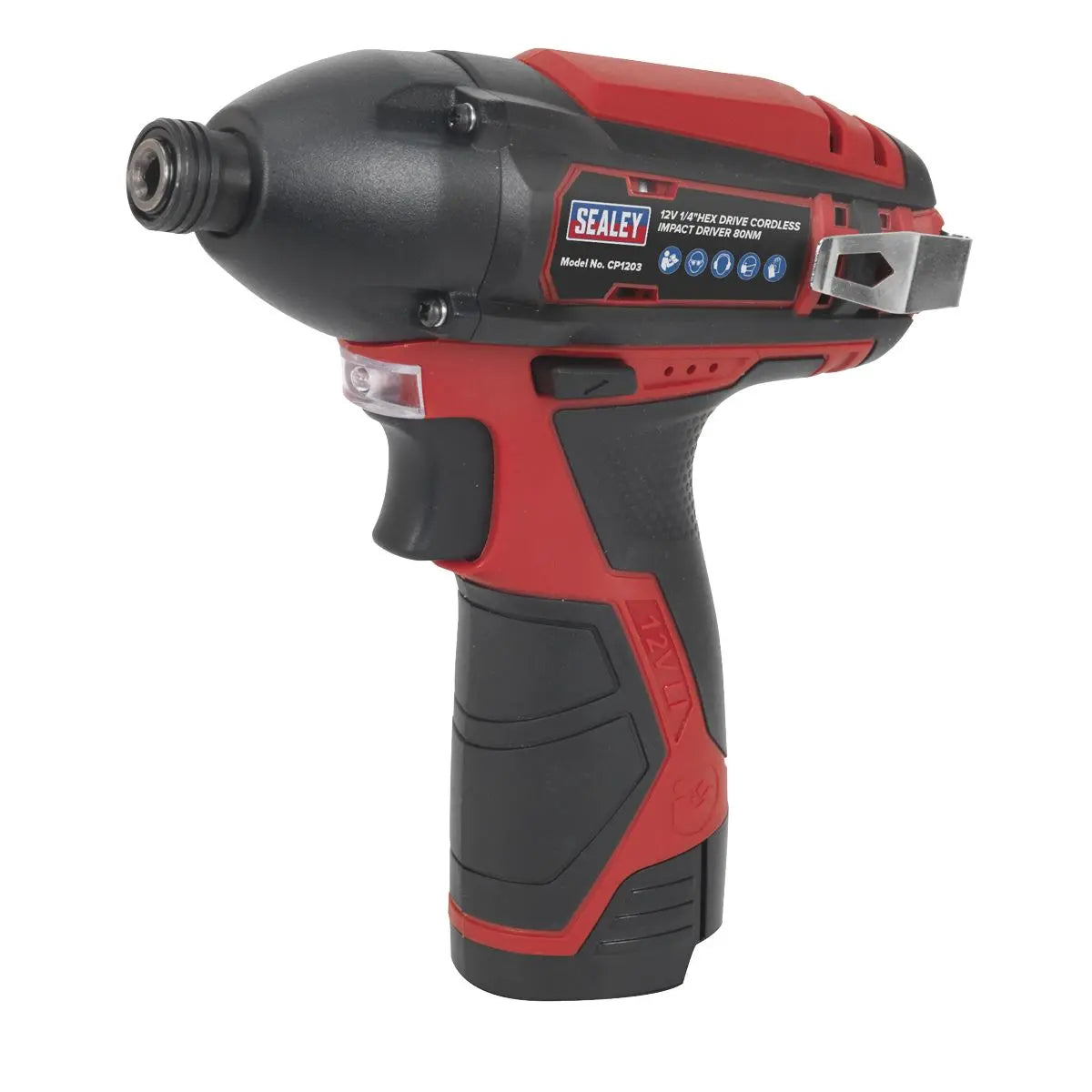 Sealey Cordless Impact Driver 1/4"Hex Drive 12V SV12 Series - Body Only 