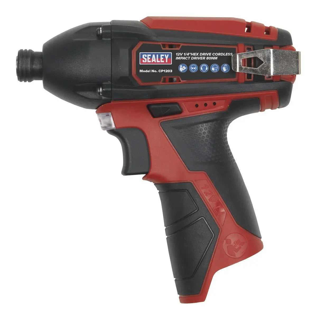 Sealey Cordless Impact Driver 1/4"Hex Drive 12V SV12 Series - Body Only 