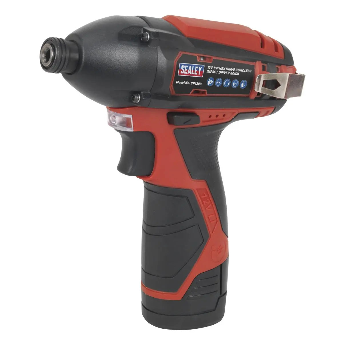 Sealey Cordless Impact Driver 1/4"Hex Drive 12V SV12 Series - Body Only 