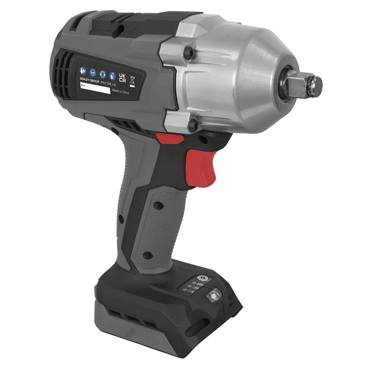 Sealey Cordless Impact Wrench 20V 1/2" Drive Brushless 700Nm Body Only 