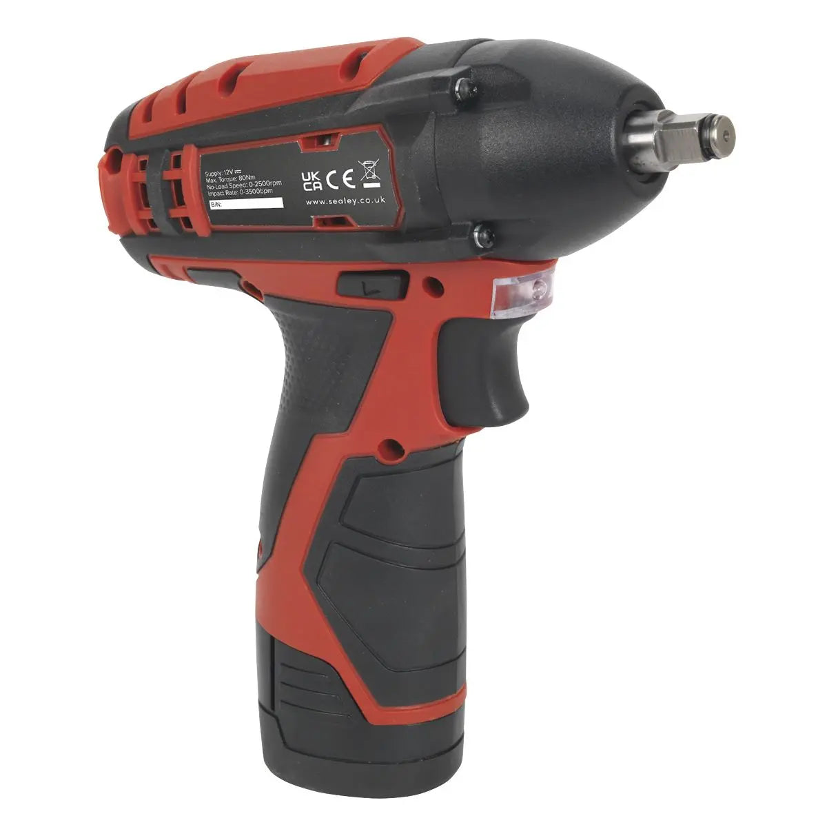 Sealey Cordless Impact Wrench 3/8"Sq Drive 12V SV12 Series - Body Only 