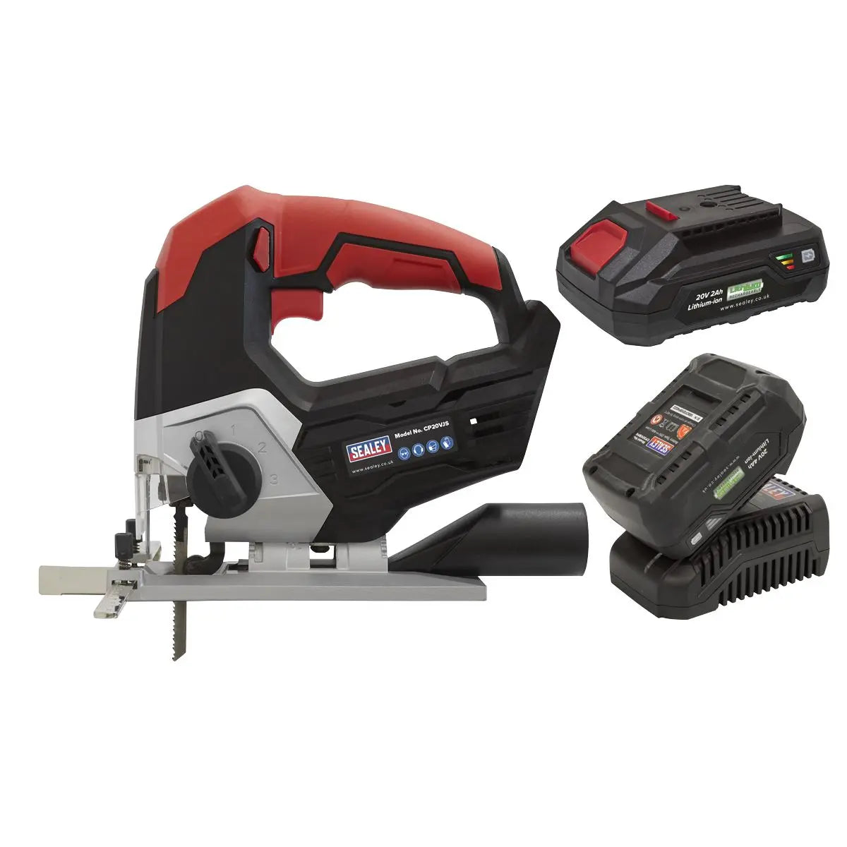 Sealey Cordless Jigsaw Kit 20V SV20 Series - 2 Batteries 