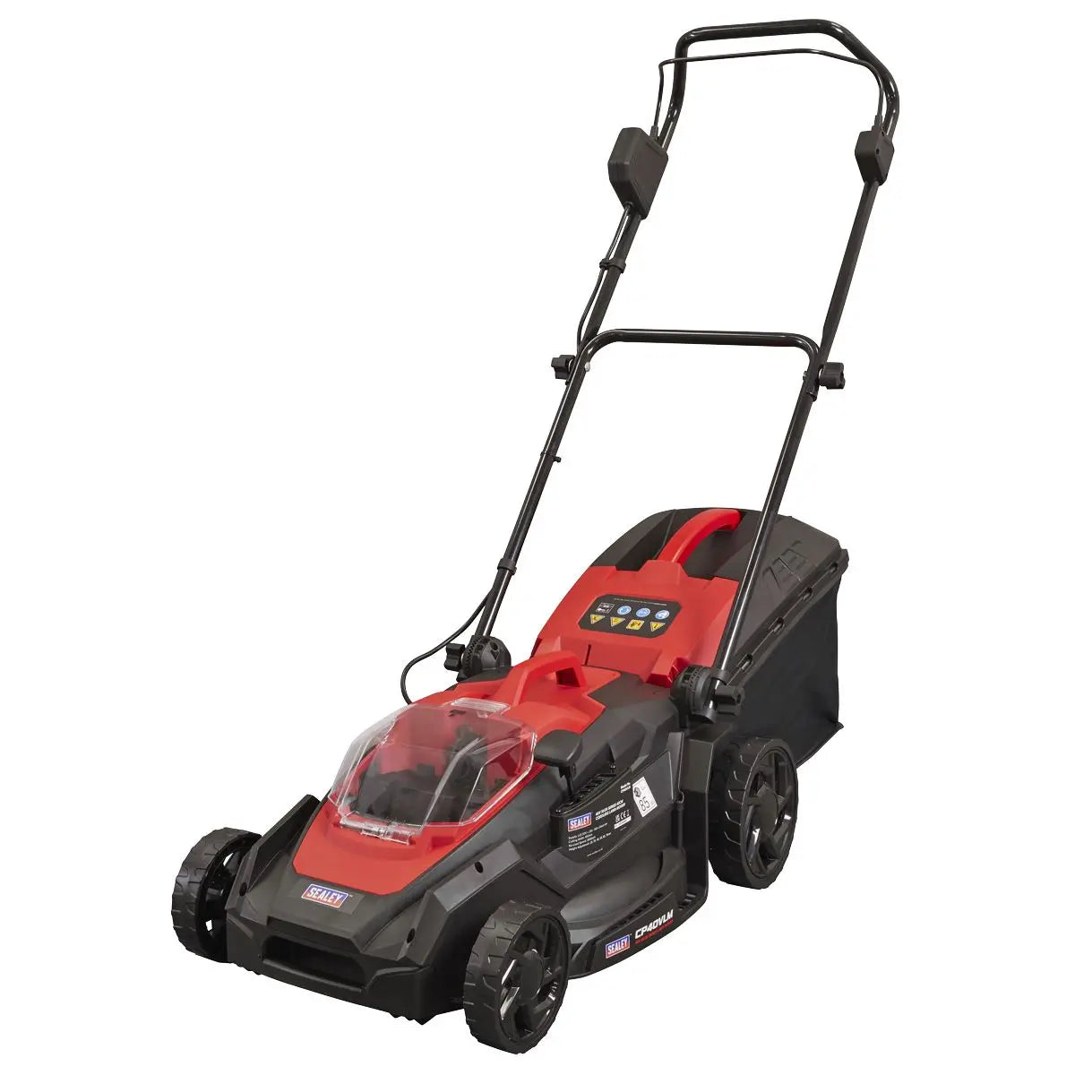 Sealey Cordless Lawn Mower 40V SV20 Series 40cm - Body Only  White Rose Tools