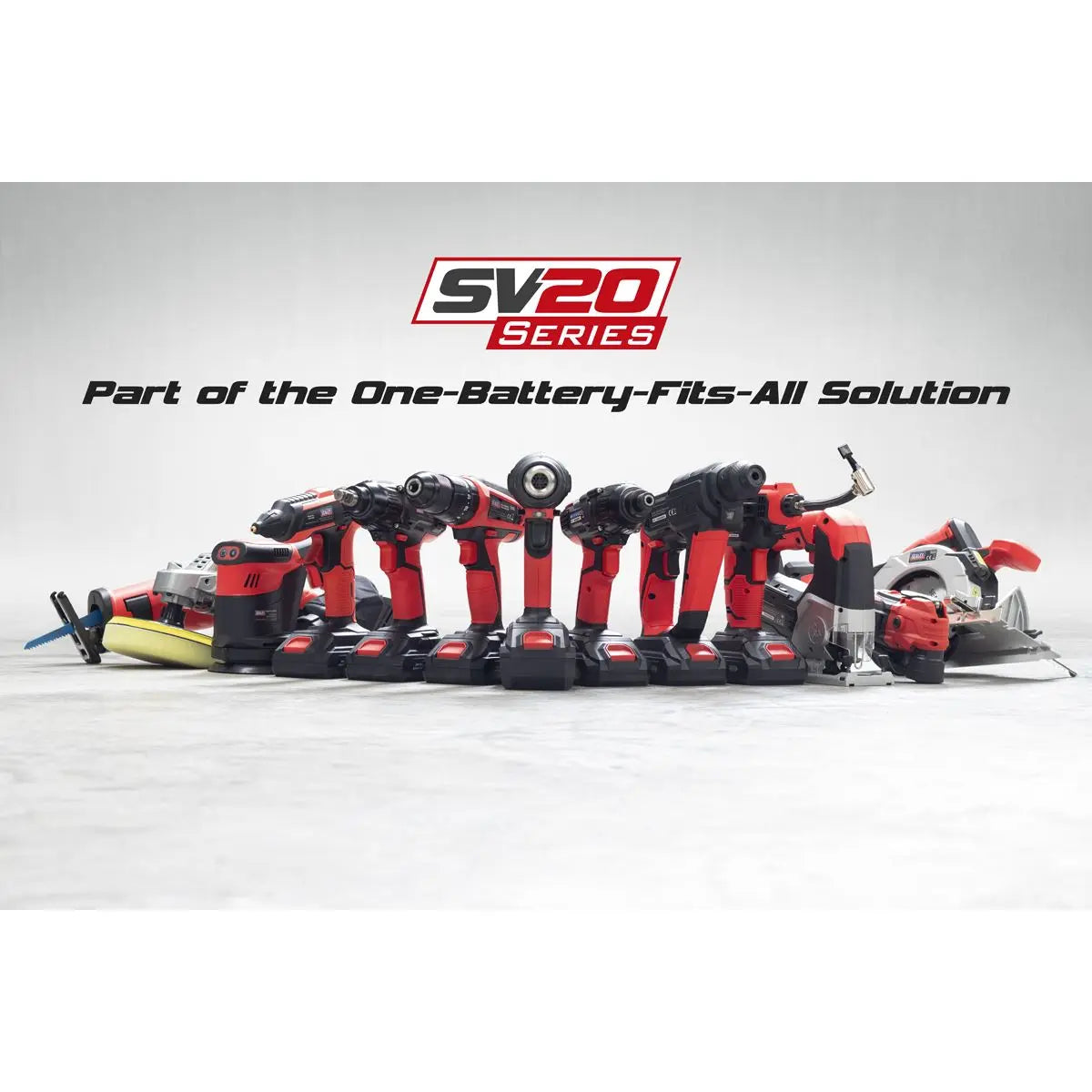 Sealey Cordless Orbital Palm Sander Kit Ø125mm 20V 2Ah SV20 Series 