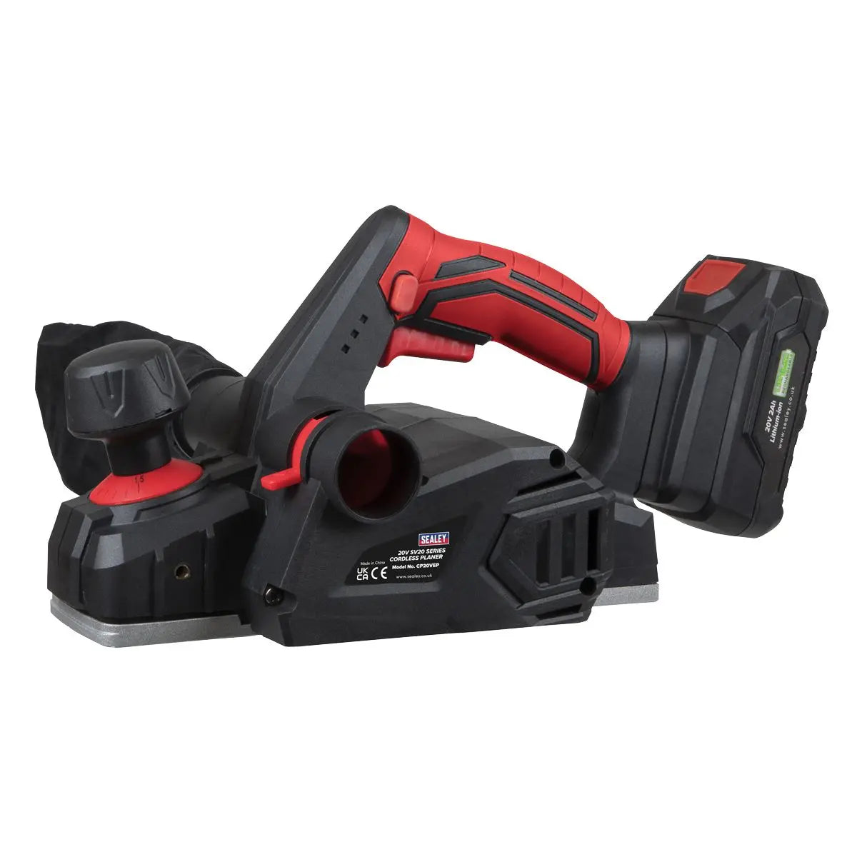 Sealey Cordless Planer 20V SV20 Series 82mm - Body Only  White Rose Tools