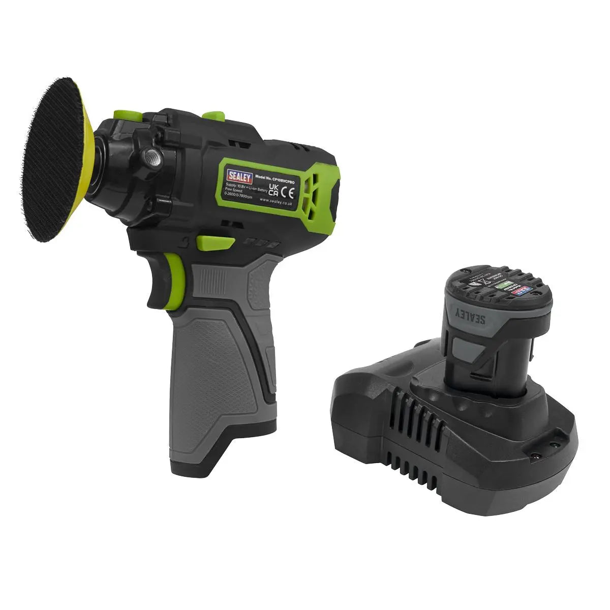 Sealey Cordless Polisher Ø75mm 10.8V 2Ah SV10.8 Series 