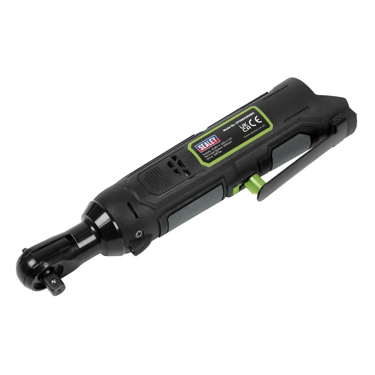 Sealey Cordless Ratchet Wrench 45Nm 3/8"Sq Drive 10.8V 2Ah SV10.8 Series 