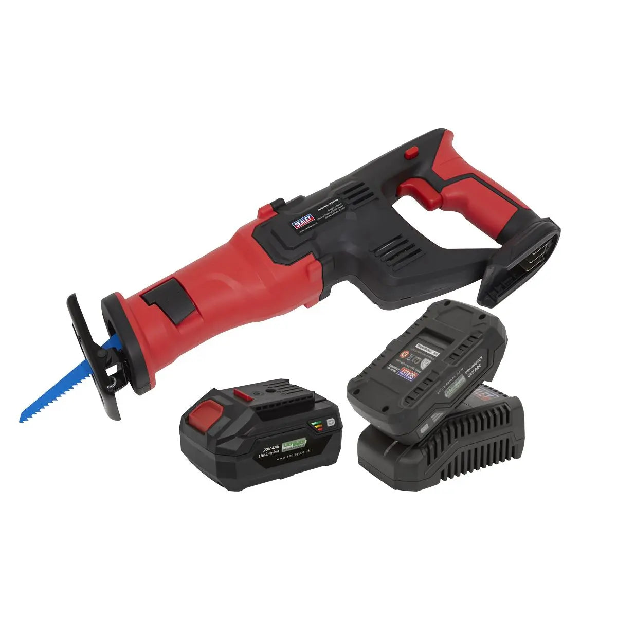 Sealey Cordless Reciprocating Saw Kit 20V SV20 Series - 2 Batteries 